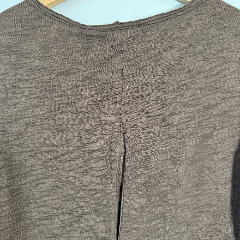Harley-Davidson Studded Logo Split Back Knit Top Womens XS Brown Biker Retro NWT - Picture 9 of 13